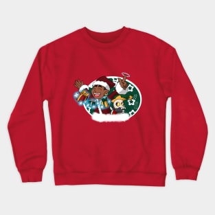 Santa Gus and Elf King Crewneck Sweatshirt